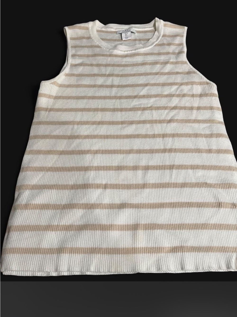 H by Halston women’s striped tank
